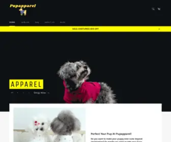 Pupapparelofficial.com(Perfect Your Pup) Screenshot