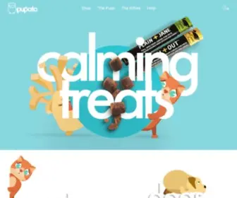 Pupato.com(Calming Treats for Dogs & Cats) Screenshot