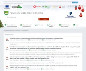 Pupchelm.pl(Wortal Publicznych Służb Zatrudnienia prowadzony przez Powiatowy Urząd Pracy w Chełmie) Screenshot
