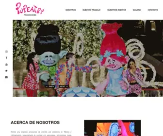 Pupeatry.com(Producciones) Screenshot