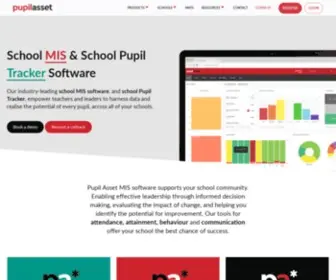 Pupilasset.com(School MIS & School Pupil Tracker Software) Screenshot