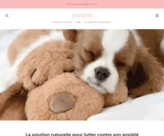 Pupland.fr(Découvrez La Peluche Doug ©) Screenshot