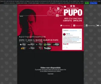 Pupo.tv(Creative Music & Band Joomla Template) Screenshot