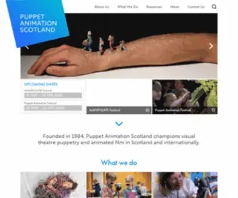 Puppetanimation.org(Puppet Animation Scotland) Screenshot