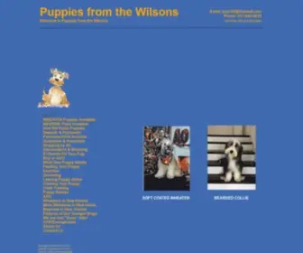 Puppiesfromthewilsons.com(Puppies from the Wilsons) Screenshot