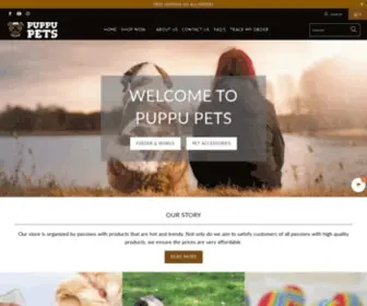 Puppupets.com(Puppupets was built on the ideology of intertwining passions and the way our shop) Screenshot