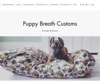 Puppybreathcustoms.com(Dog Accessories) Screenshot