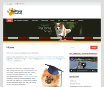 Puppycom.my(Puppycom Dog Training School Centre Trainer Obedience CGC Malaysia) Screenshot