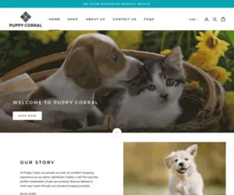 Puppycorralae.com(Puppy Corral) Screenshot