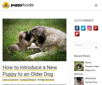 Puppyfoodie.com(Puppy Foodie) Screenshot
