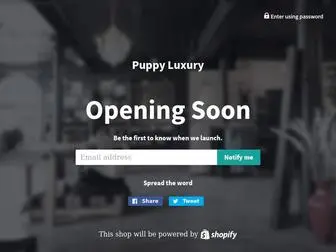 Puppyluxury.com(Puppy Luxury) Screenshot