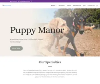 Puppymanor.com(Puppy Manor) Screenshot