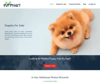 Puppynet.co.uk(Home) Screenshot