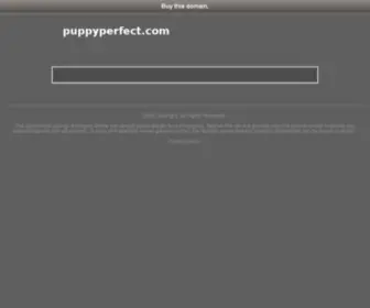 Puppyperfect.com(Puppy Perfect and Cape Cod Dog Camp) Screenshot