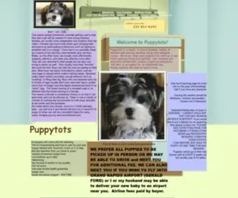 Puppytots.com(Puppytots in MI) Screenshot