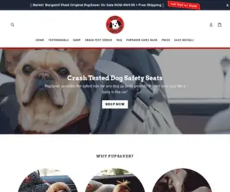 Pupsaver.com(PupSaver Crash Tested Dog Car Seats. We offer 3 crash tested canine car seat options) Screenshot