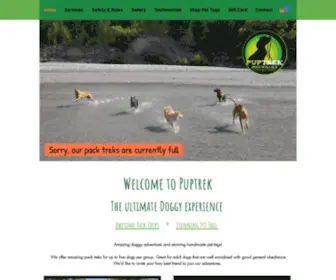 Puptrek.co.nz(Puptrek Dog Walks Queenstown) Screenshot