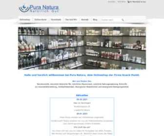 Pura-Natura.com(Natürlich Gut) Screenshot