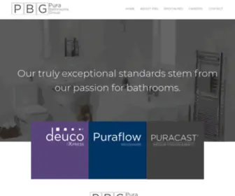 Purabathroomsgroup.co.uk(Pura Bathrooms Group) Screenshot