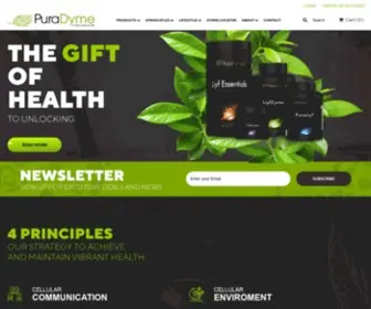 Puradyme.com(Lou Corona Presents PuraDyme) Screenshot