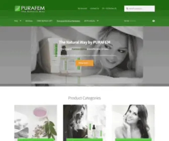 Purafem.com(Pueraria Mirifica) Screenshot