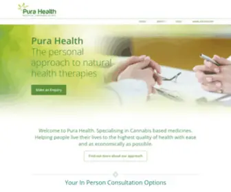 Purahealth.gg(Pura Health Medical Cannabis Clinic) Screenshot