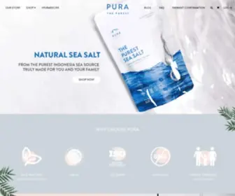Puraindonesia.com(PURA The Purest) Screenshot