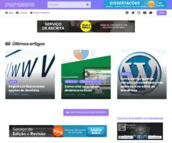 Purainfo.com.br(Os Melhores Tutoriais e artigos de TI) Screenshot