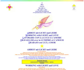 Puramaryam.de(Working with LIGHT and LOVE) Screenshot