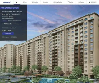 Puravankaradombivli.com(Puravankara New Launch Dombivli by Puravankara Group) Screenshot