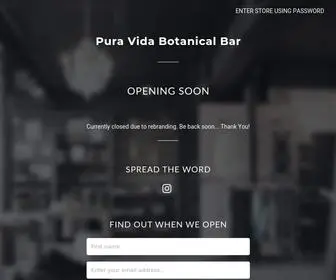 Puravidabotanicals.com(PV Botanicals) Screenshot