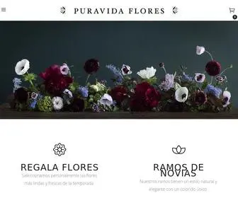 Puravidaflores.cl(Puravida Flores) Screenshot