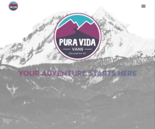 Puravidavans.com(Pura Vida Vans) Screenshot