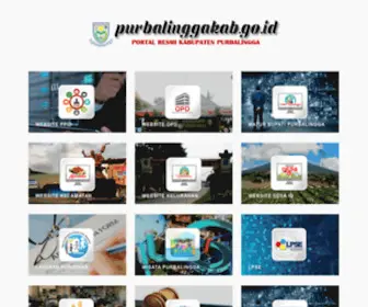 Purbalinggakab.go.id(Portal Resmi Kab) Screenshot