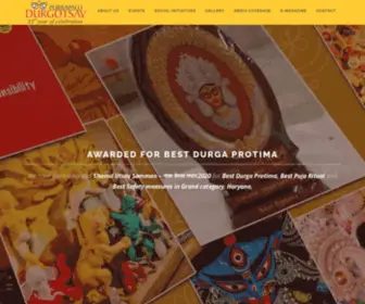 Purbapalli.org(Best Durga Puja in Gurgaon) Screenshot