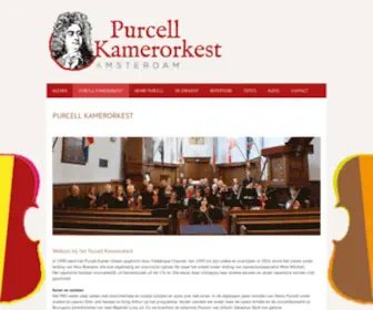 Purcellkamerorkest.nl(Amsterdams Kamerorkest) Screenshot