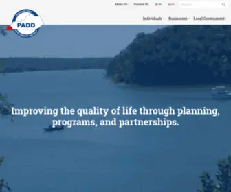 Purchaseadd.org(Purchase Area Development District) Screenshot