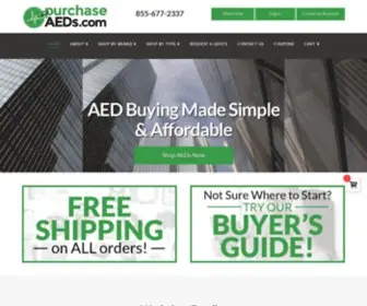 Purchaseaeds.com(AEDs for Sale) Screenshot