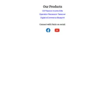 Purchaselogin.com(Patric Chan's Products) Screenshot