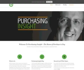 Purchasinginsight.com(Purchasing Insight) Screenshot