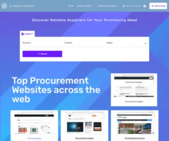 Purchasinglead.com(Purchasing Leader’s) Screenshot