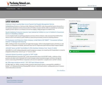 Purchasingnetwork.com(Purchasing Network) Screenshot