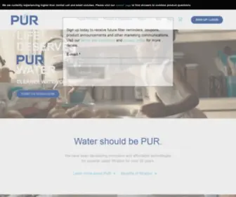 Pur.com(Filtered water) Screenshot