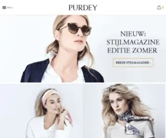 Purdey.nl(Nieuwe najaarscollectie online) Screenshot