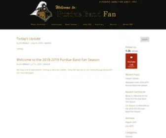 Purduebandfan.com(Purdue Band Fan) Screenshot