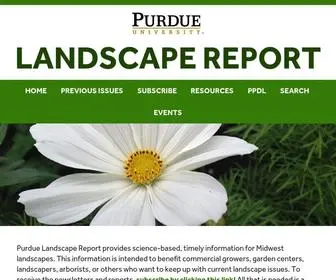 Purduelandscapereport.org(Purdue Landscape Report) Screenshot