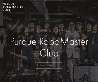 Purduerm.com(Purdue Robomaster Club) Screenshot