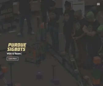 Purduesigbots.com(Purdue ACM SIGBots) Screenshot