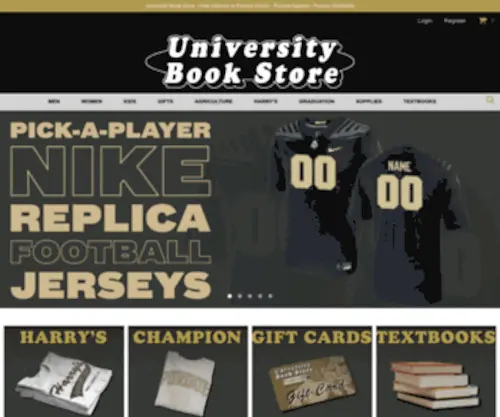Purdueu.com(University Bookstore) Screenshot