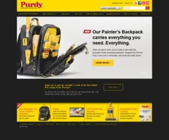 Purdy.com(Paint Supplies) Screenshot
